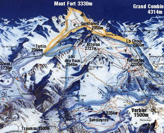 Lenzerheide Piste Map