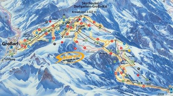 Bad Gastein Map