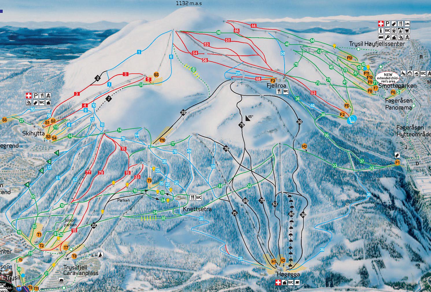 Trysil Map