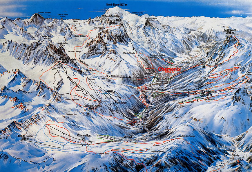 Flaine Ski Map