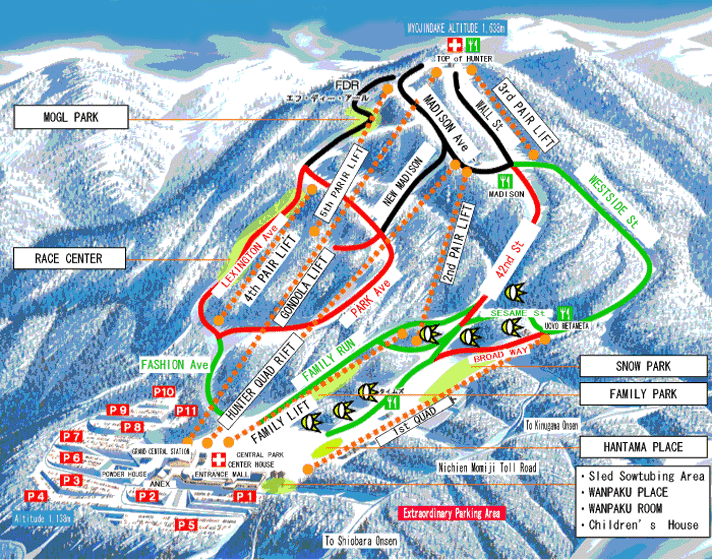 Hunter Mountain Ski Trail Map