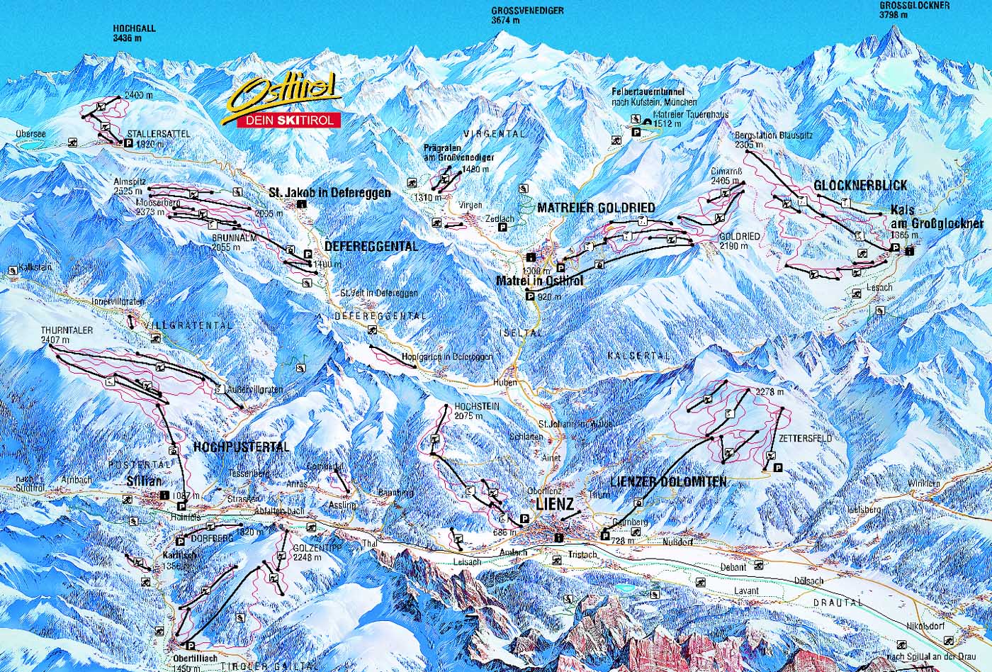 Lermoos Piste Map