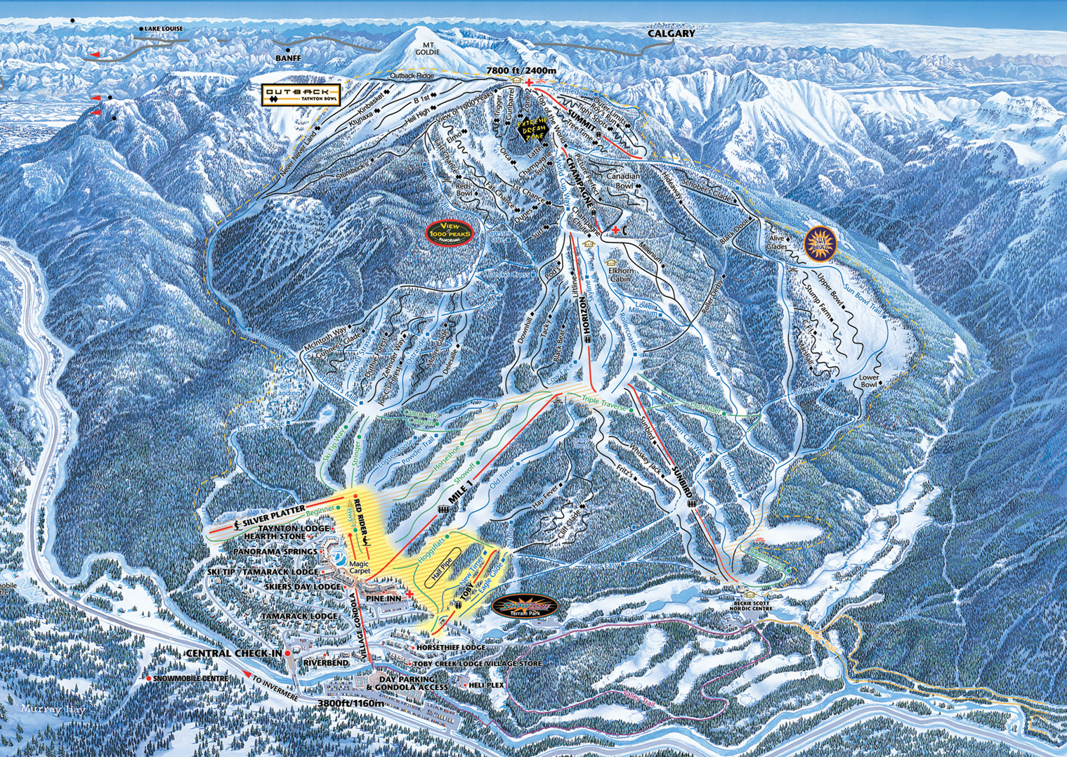 Bromont Ski Map