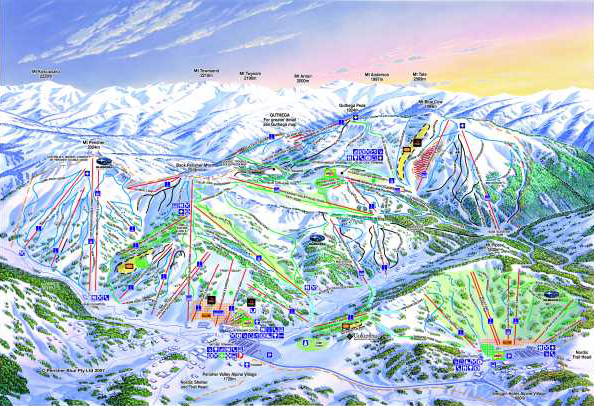 Perisher piste map