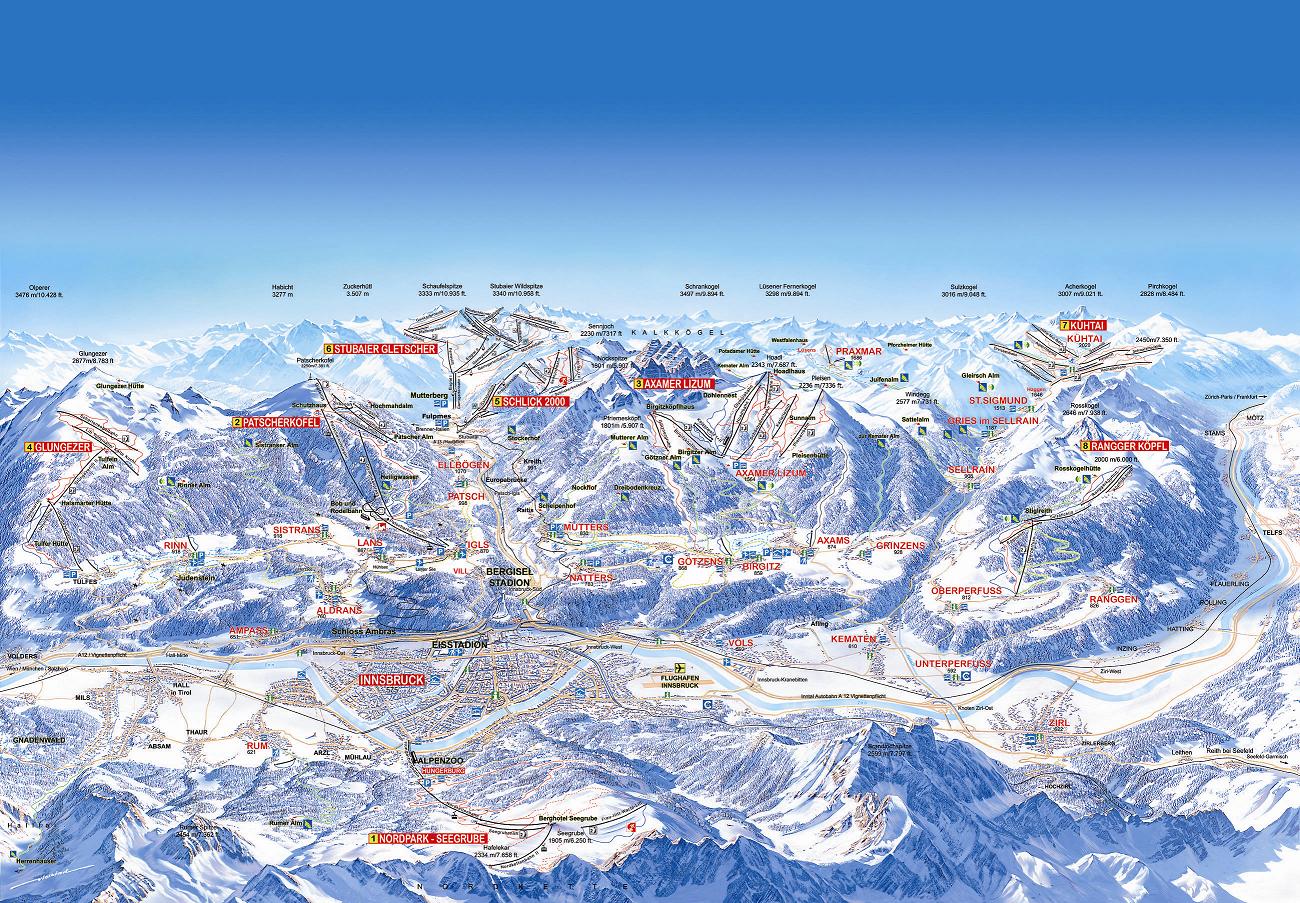 Igls piste map