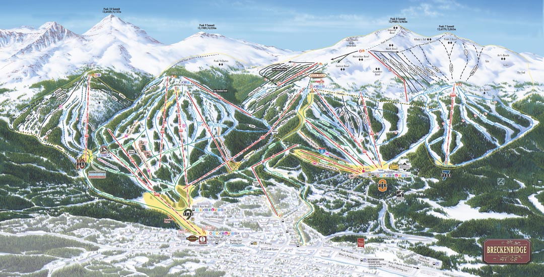 Breckenridge piste map