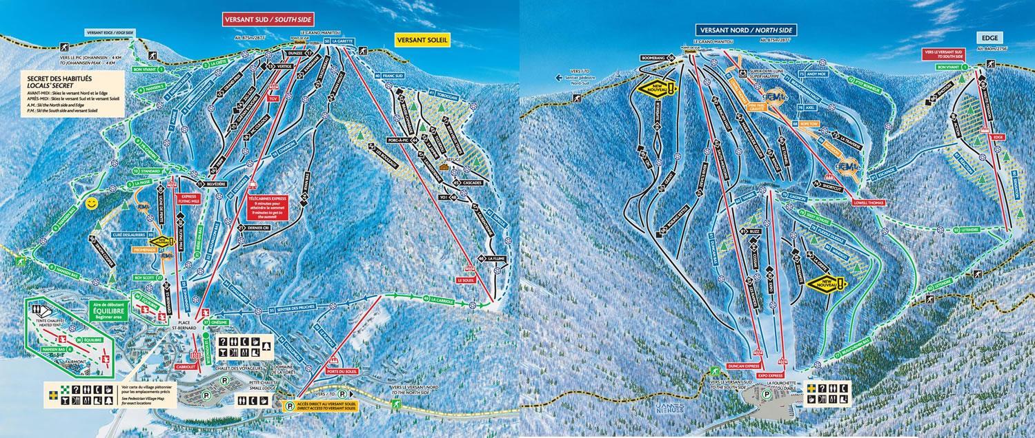 Mont Tremblant piste map