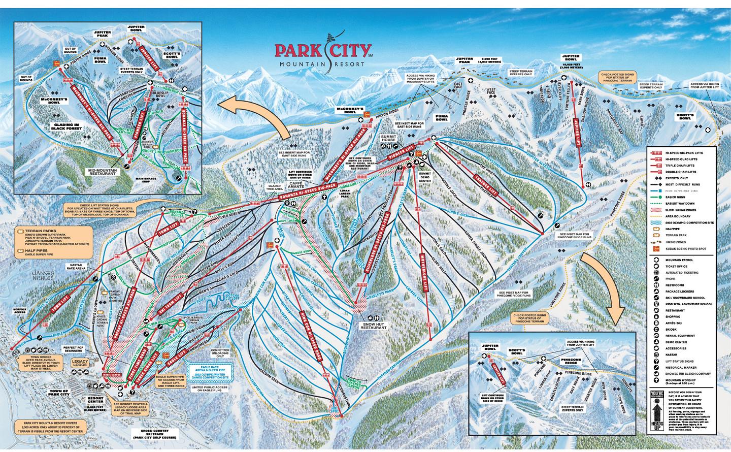 Park City piste map