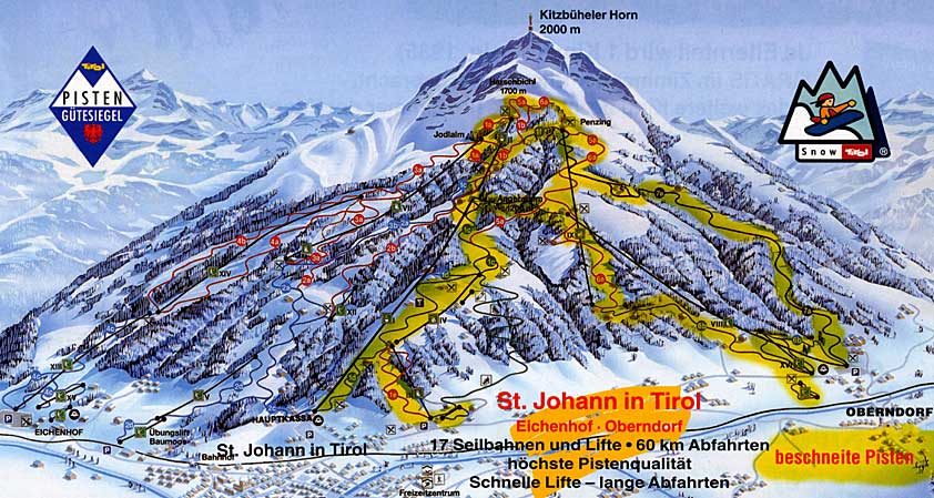 Kirchdorf piste map