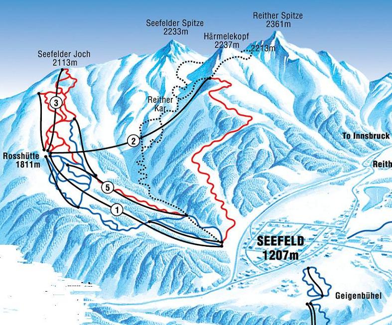 Garmisch Ski Map