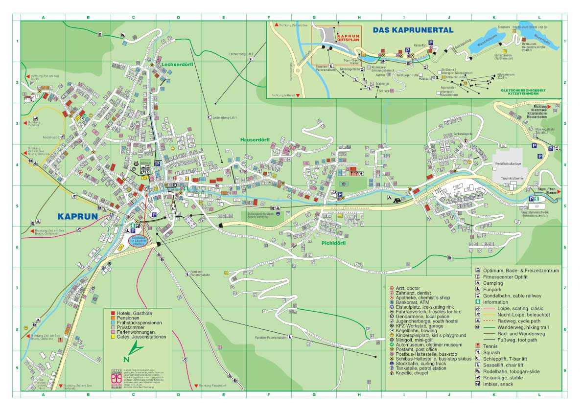 Maps of Kaprun ski resort in Austria | SNO