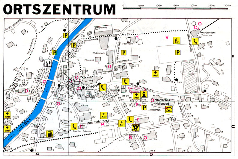Maps of Schruns ski resort in Austria | SNO
